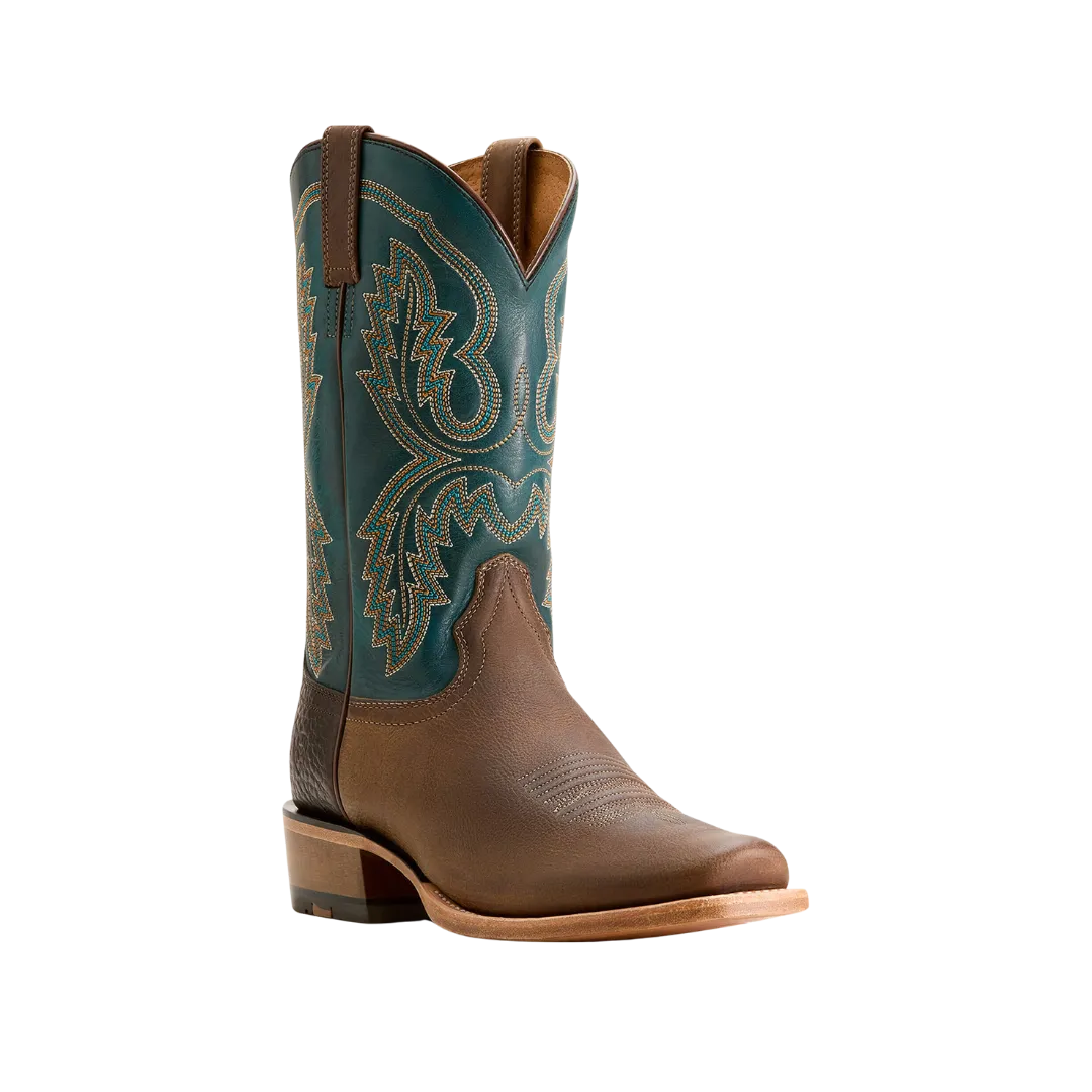 Ariat Men's Cashout Cowboy Wicker Pursuit Of Teal Boot