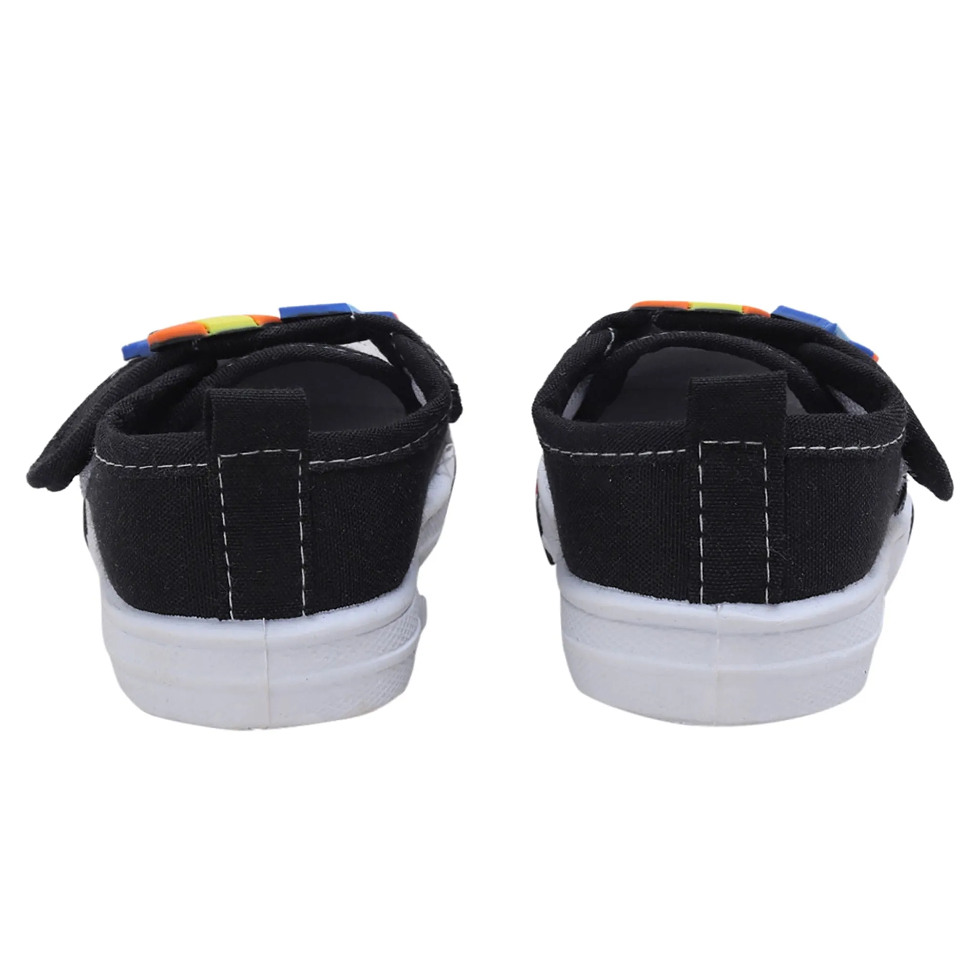 Baby Moo Mixer Truck Velcro Strap Anti-Skid Chu Chu Sound Sneakers - Black