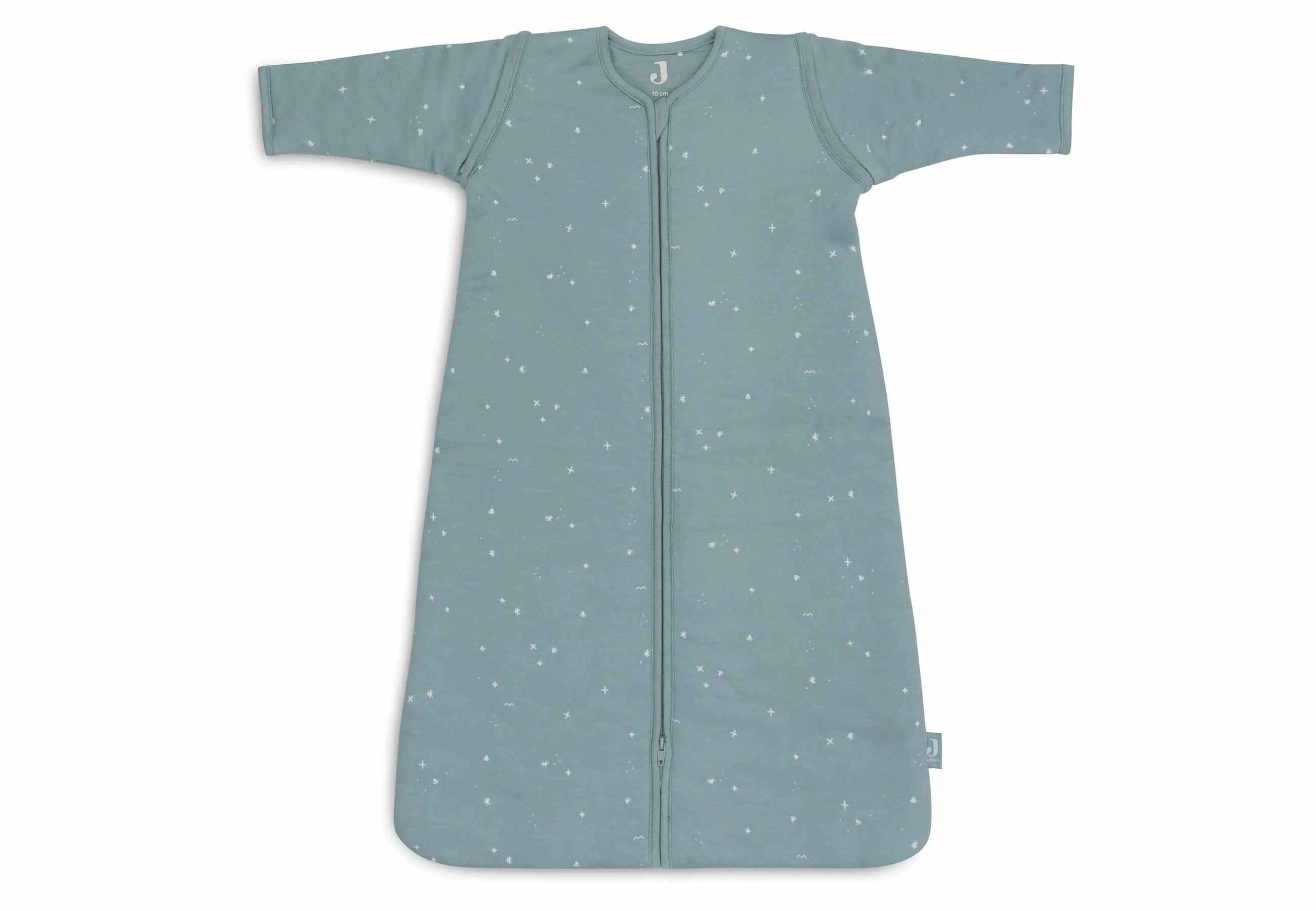 Baby Slaapzak Met Afritsbare Mouw 70cm Twinkling - Sea Green