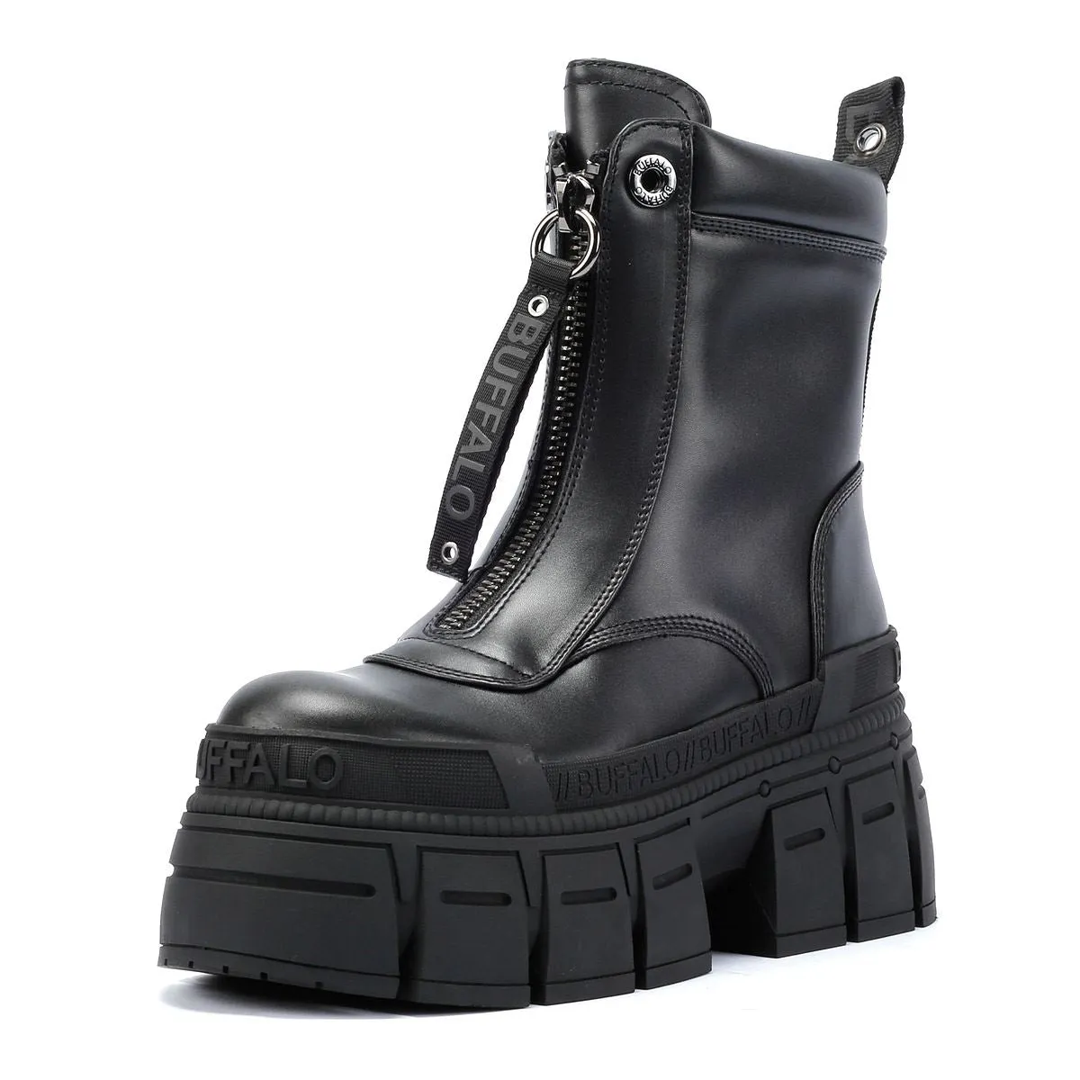 Buffalo Gospher Zip Women's Black Boots