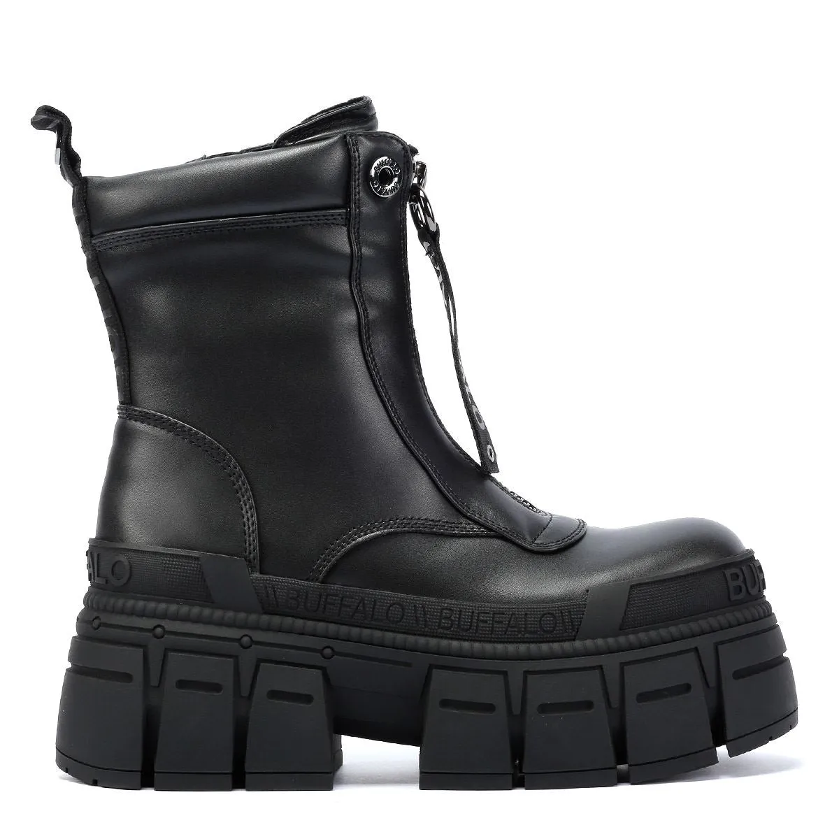 Buffalo Gospher Zip Women's Black Boots