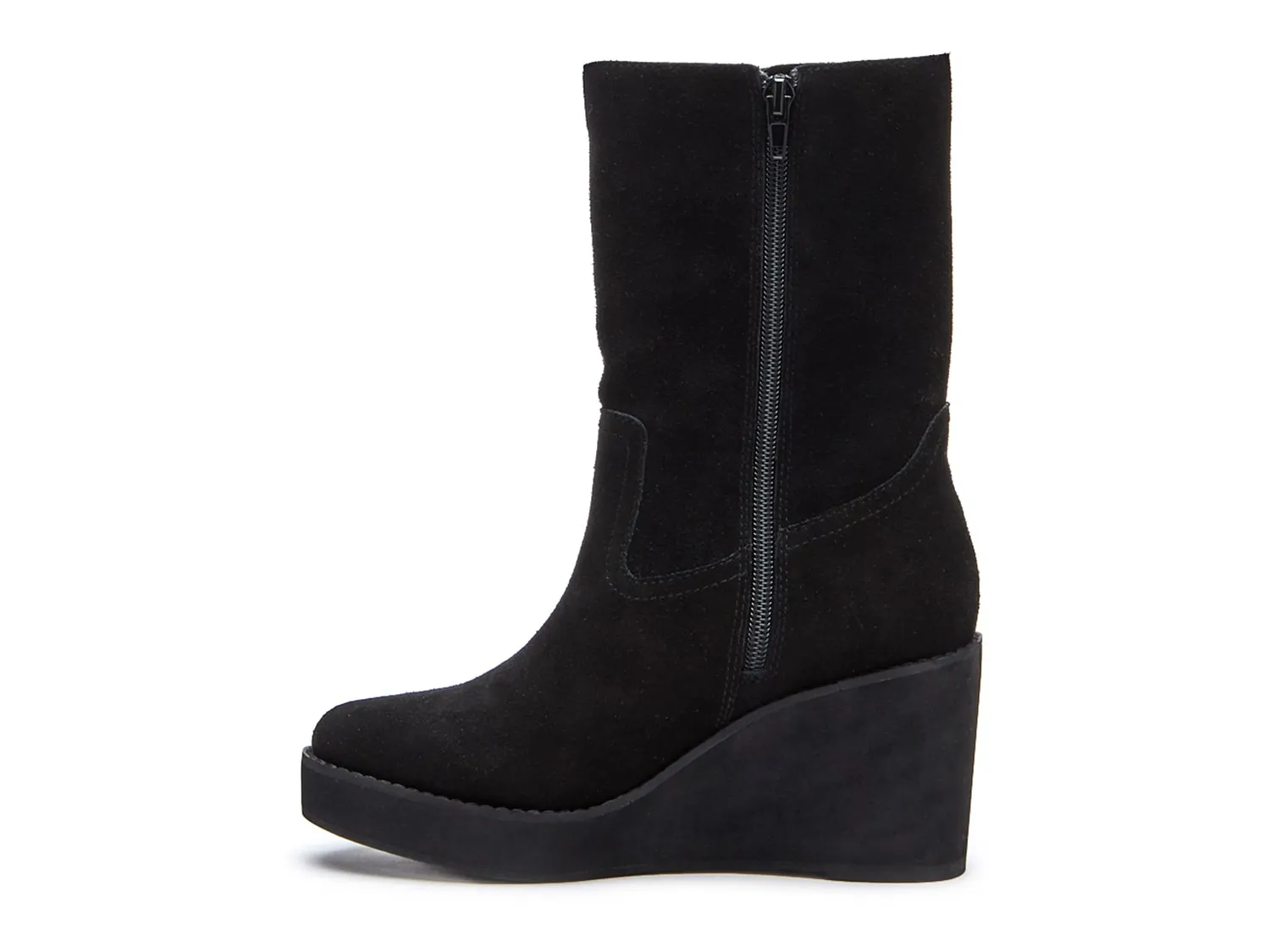 Comet Coconuts Wedge Boots, Black