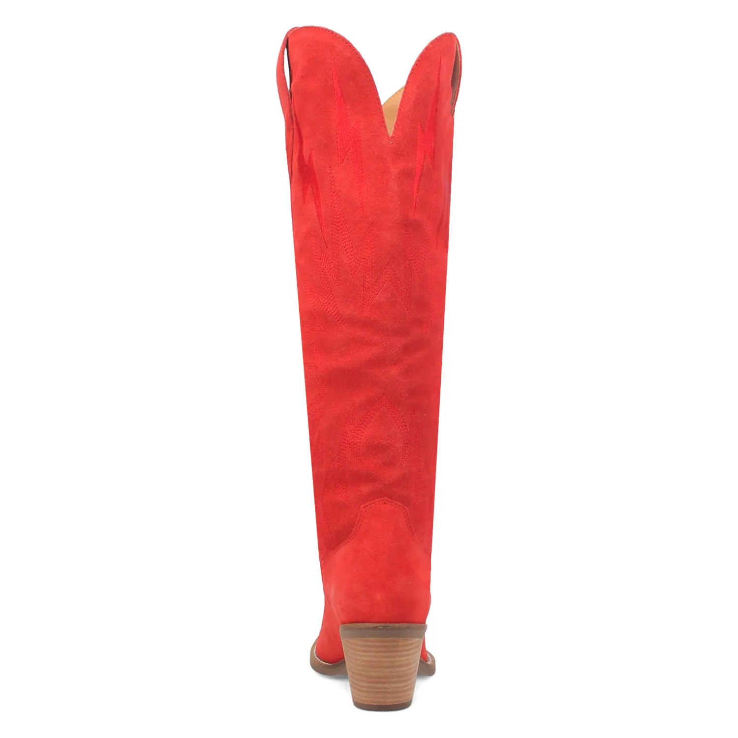 Dingo Womens Thunder Road Red Suede Fashion Boots