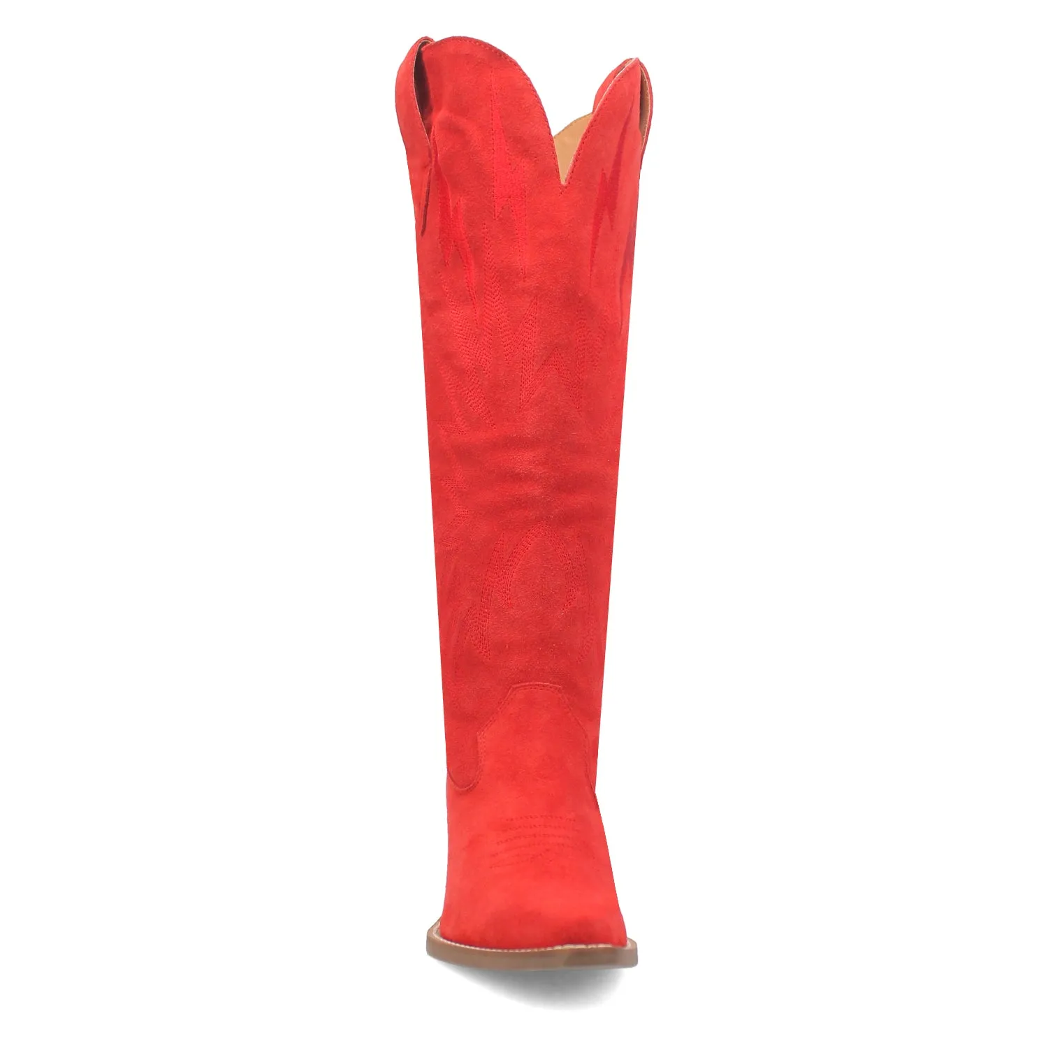 Dingo Womens Thunder Road Red Suede Fashion Boots