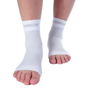 Doc Miller Plantar Fasciitis Socks 30-40 mmHg Medical Grade Compression Foot Sleeves WHITE