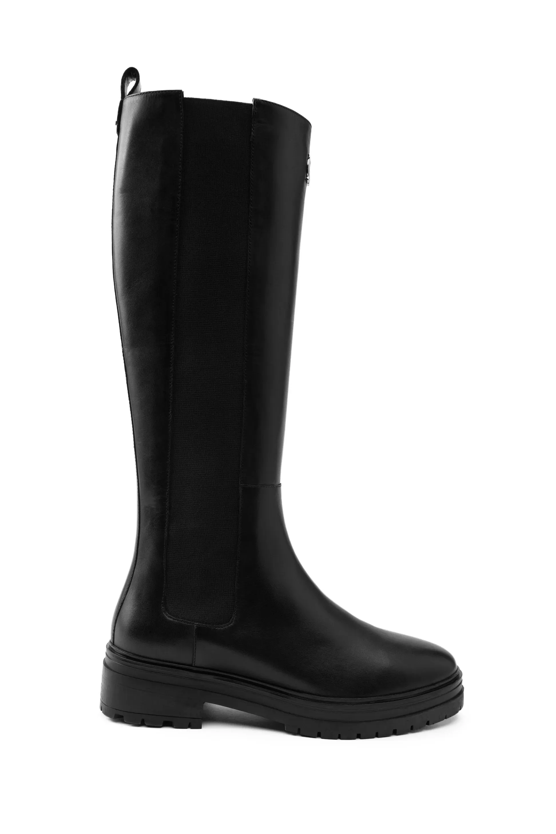 Holland Cooper Astoria Knee Boot in Black