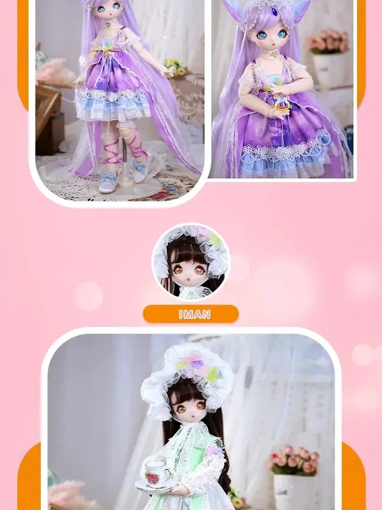 ICY DBS 1/4 BJD Dream Fairy Doll – 40cm SD Anime Toy with Mechanical Joints, Clothes & Shoes, Official Makeup