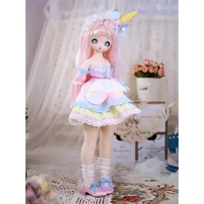 ICY DBS 1/4 BJD Dream Fairy Doll – 40cm SD Anime Toy with Mechanical Joints, Clothes & Shoes, Official Makeup