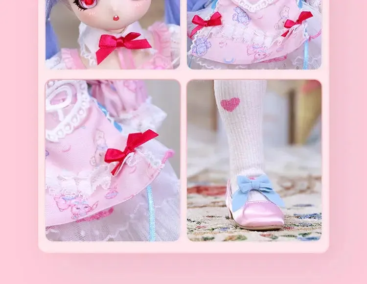 ICY DBS 1/4 BJD Dream Fairy Doll – 40cm SD Anime Toy with Mechanical Joints, Clothes & Shoes, Official Makeup