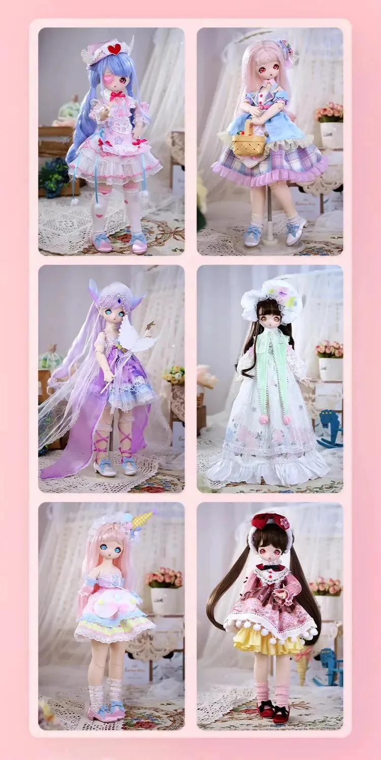 ICY DBS 1/4 BJD Dream Fairy Doll – 40cm SD Anime Toy with Mechanical Joints, Clothes & Shoes, Official Makeup