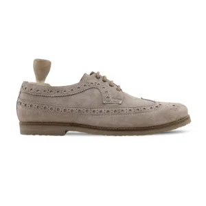 Jack - Men's Beige Kid Suede Derby Shoe