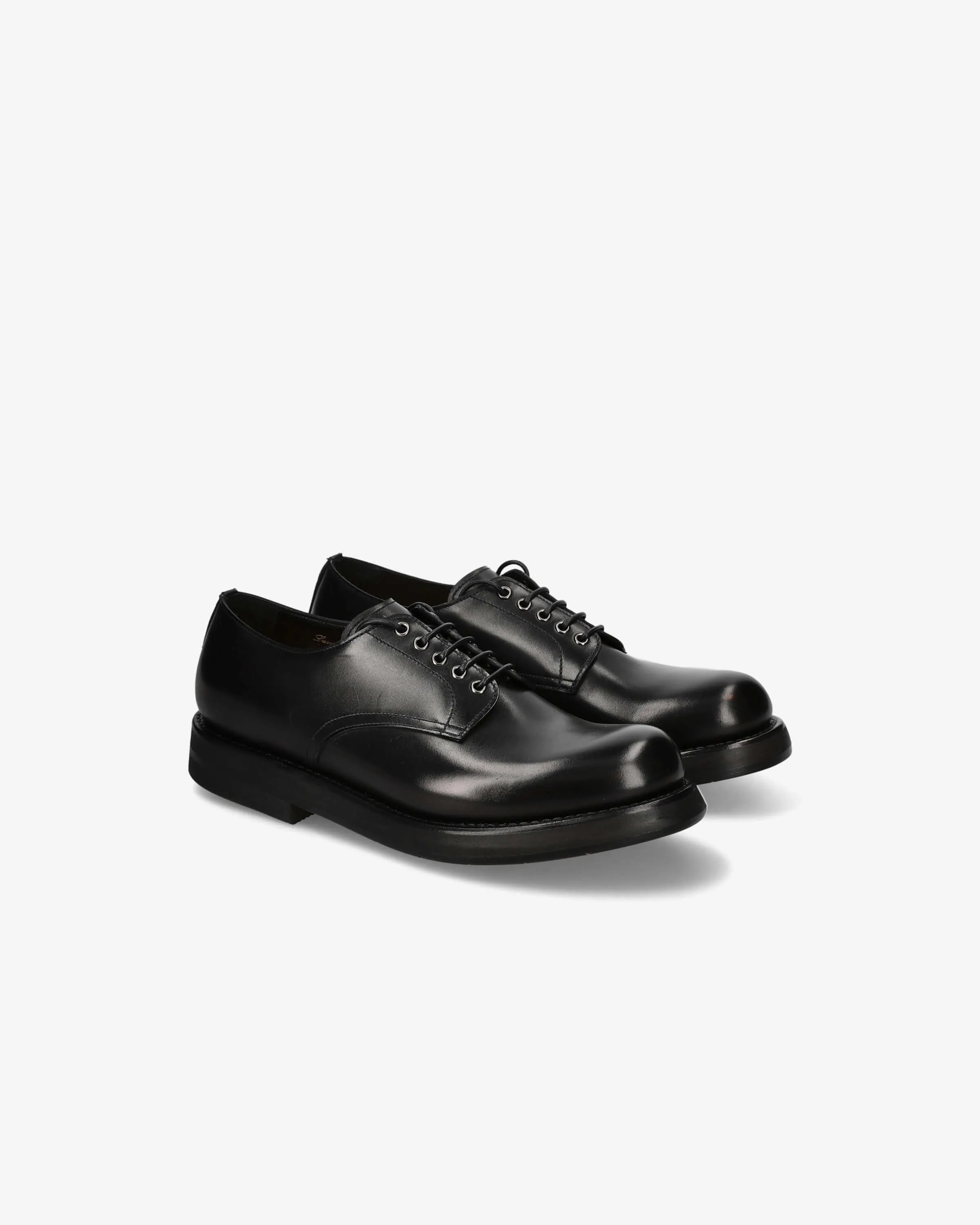 Lace-up Shoes 32200A Calfskin Box Nero