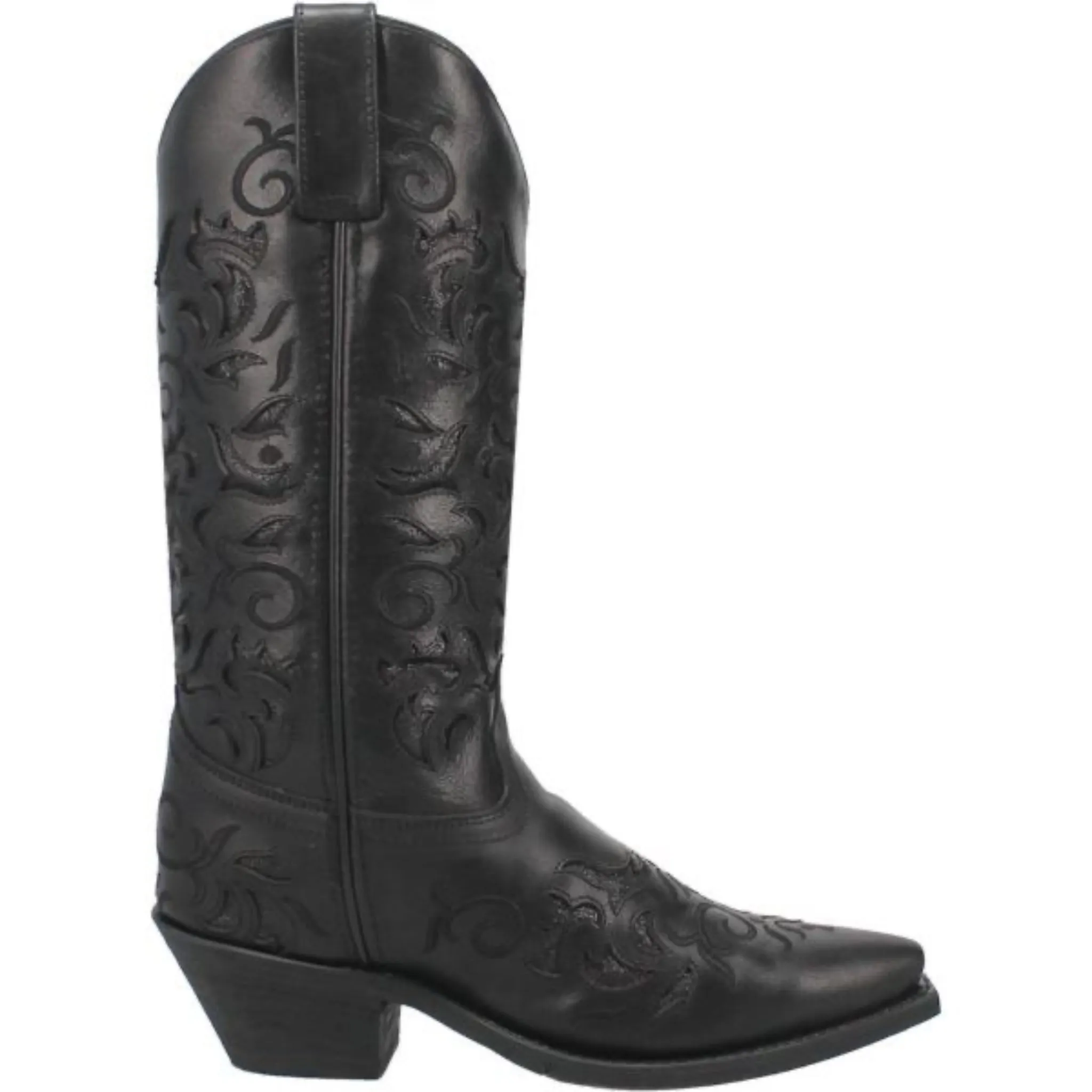 LAREDO WOMEN'S NIGHT SKY BLACK WESTERN BOOTS - 52450