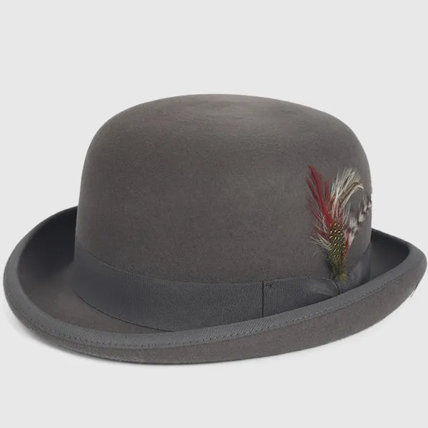 Men Wool Felt Bowler Hat B5060