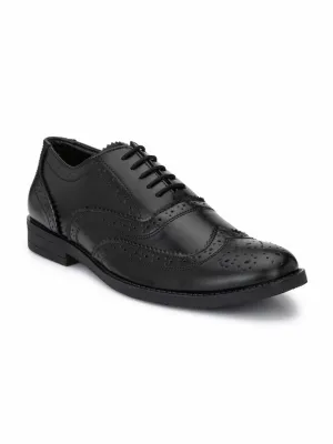 Men's Black Oxford Wingtip Brogue