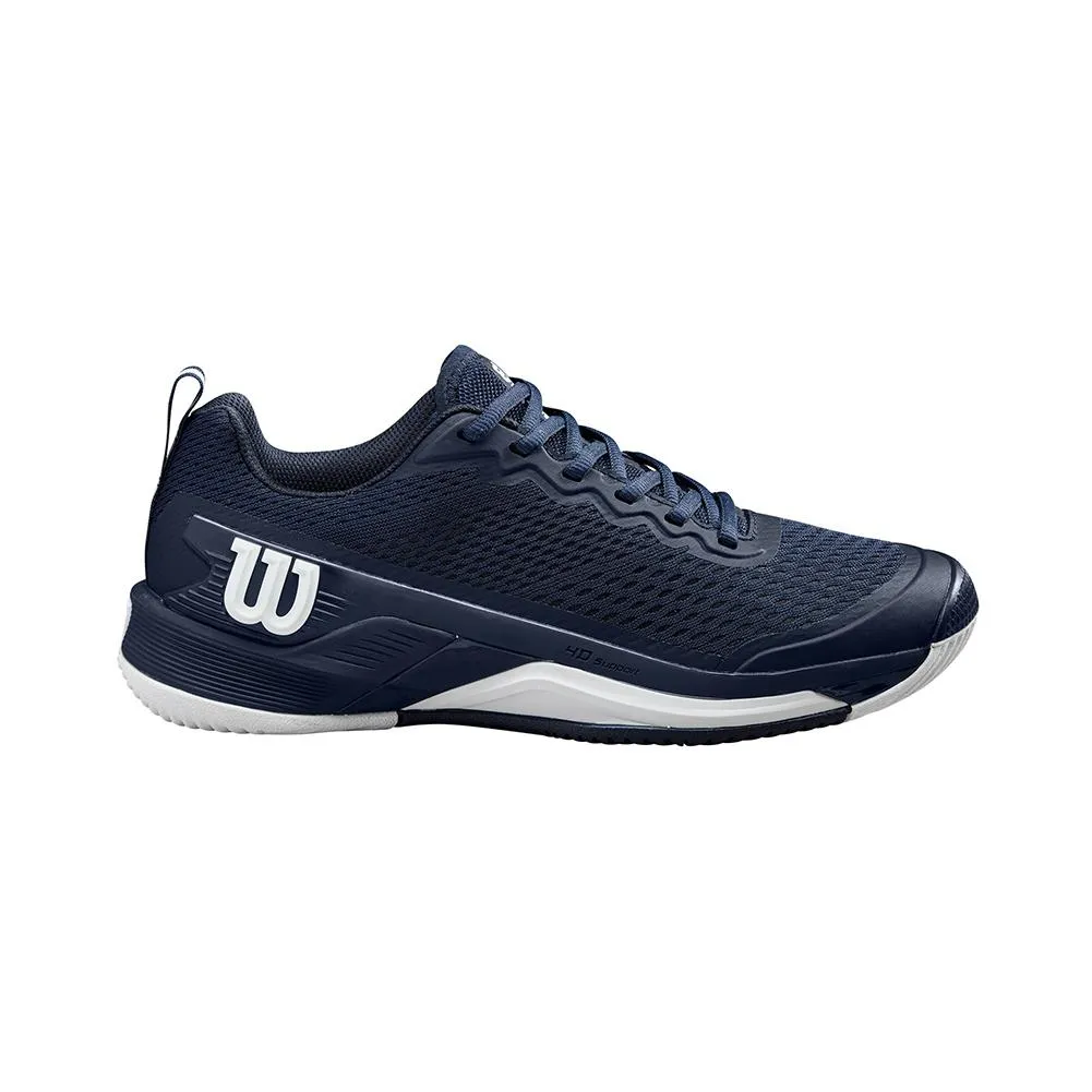 Men's Rush Pro 4.5 Tennis Shoes Navy and White