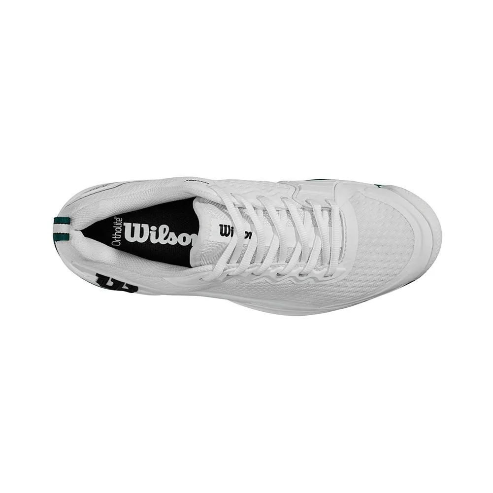 Men's Rush Pro 4.5 Tennis Shoes White and Aventurine