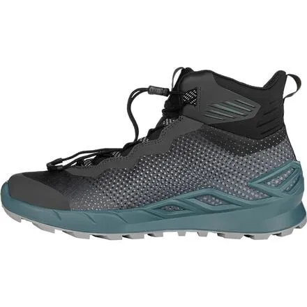 Merger GTX Mid Trail Women's Lowa Running Shoe, Petrol/Ice Blue