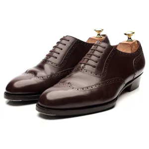 Oct. Tenth Dark Brown Leather Oxford Brogues UK 7.5