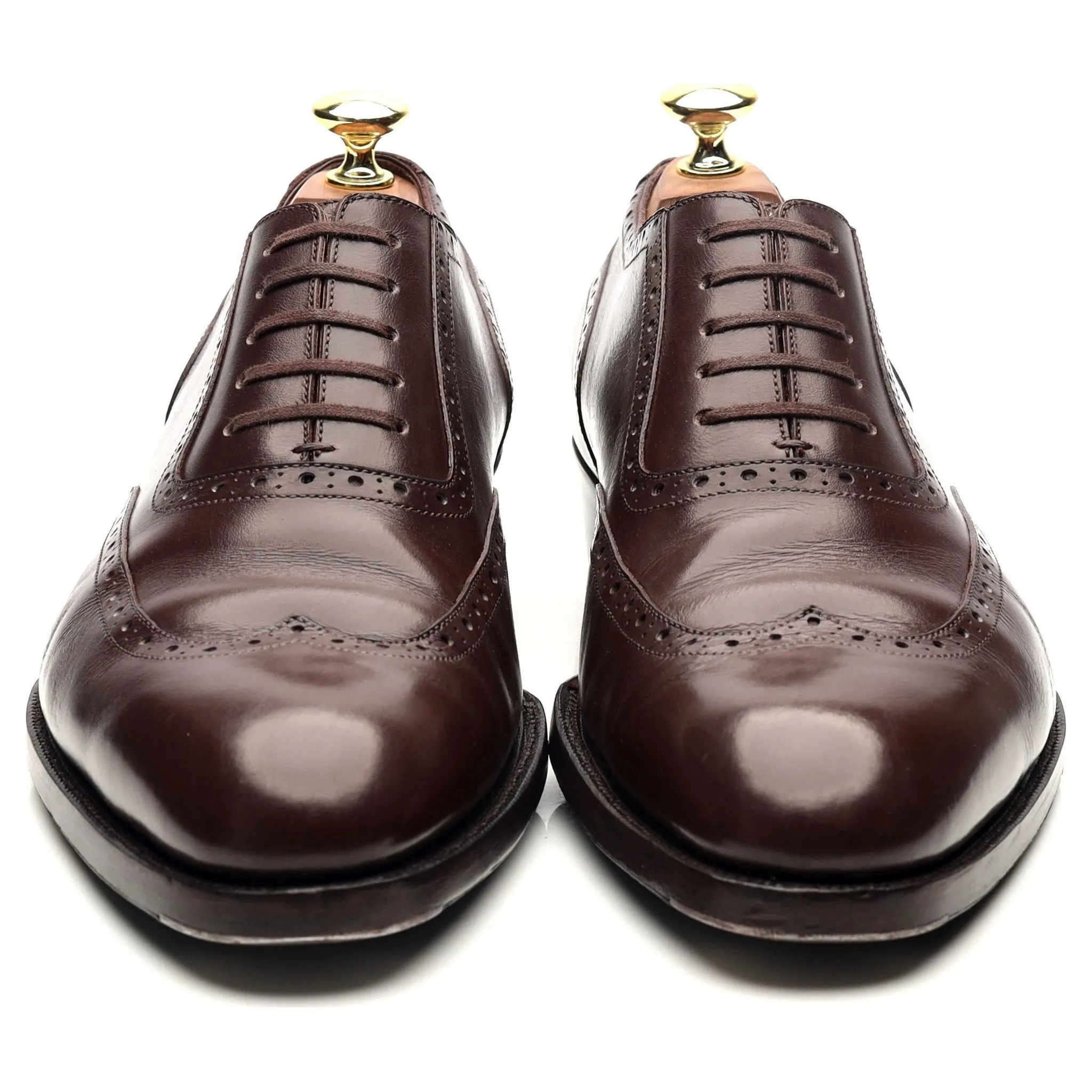 Oct. Tenth Dark Brown Leather Oxford Brogues UK 7.5