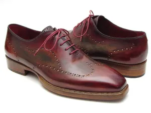 Paul Parkman Bordeaux & Camel Wingtip Oxford Good Year Welted