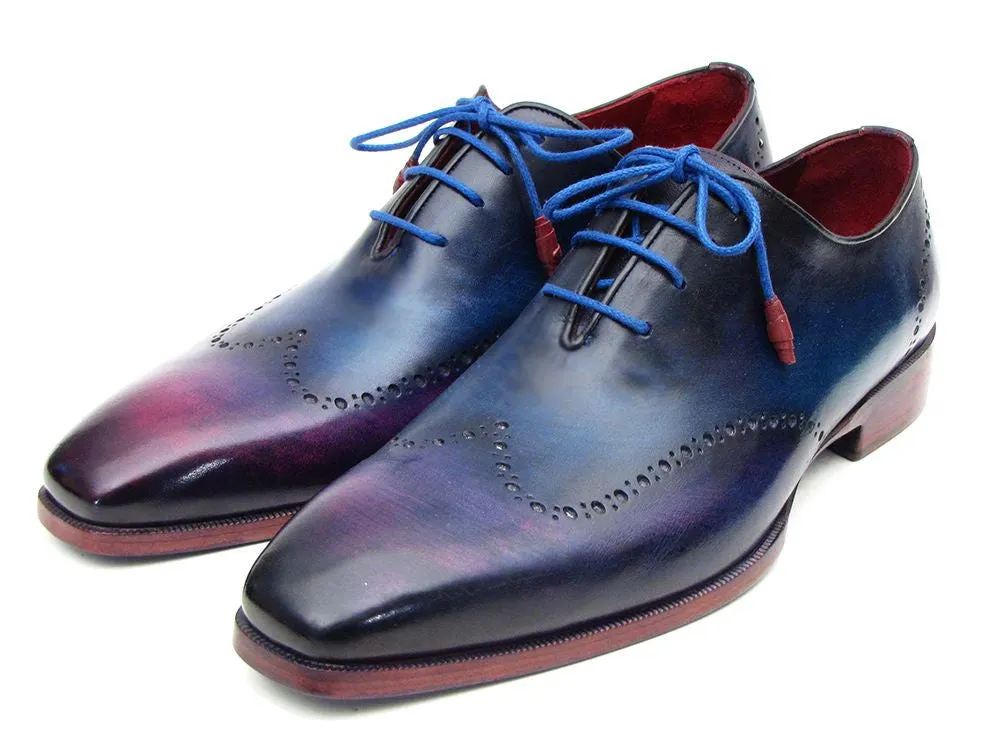 Paul Parkman Men's Blue & Purple Wingtip Oxfords