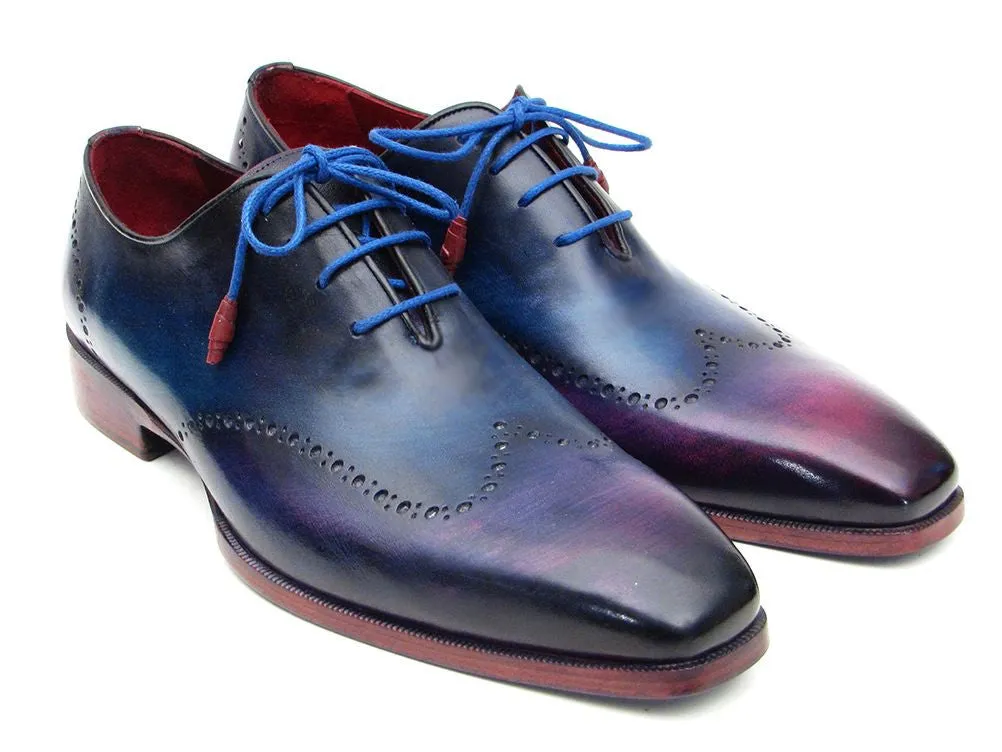 Paul Parkman Men's Blue & Purple Wingtip Oxfords