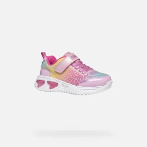 Pink butterfly light up sneakers (J Assister)