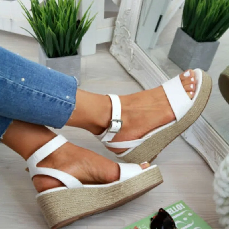 Platform Peep Toe Sandals