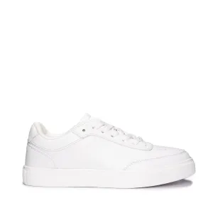 Pole Vegan Lace-up Basic Sneakers White