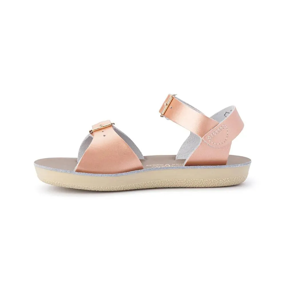 SALT WATER SUN-SAN SURFER SANDALS - ROSE GOLD