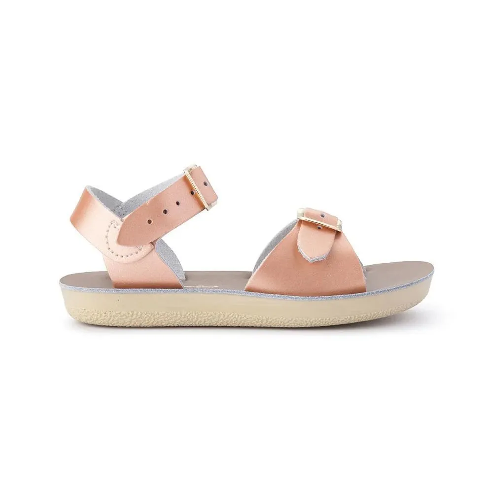 SALT WATER SUN-SAN SURFER SANDALS - ROSE GOLD