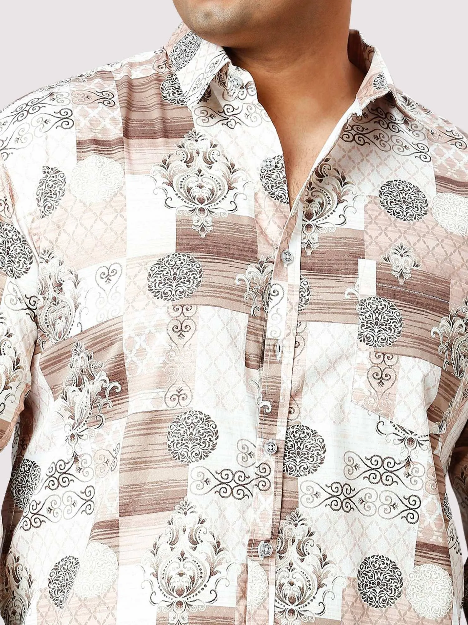 Sandrift Digital Printed Full Sleeve Shirt Men's Plus Size