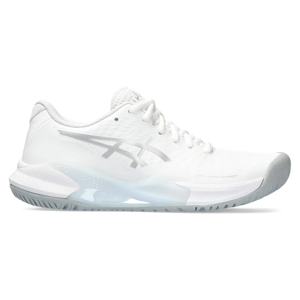 Women's Gel-Challenger 14 Tennis Shoes White and Pure Silver