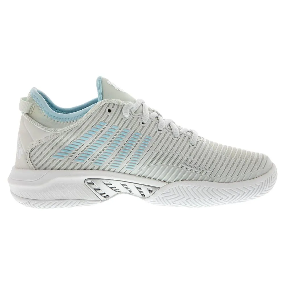 Women's Hypercourt Supreme Tennis Shoes Barely Blue and White