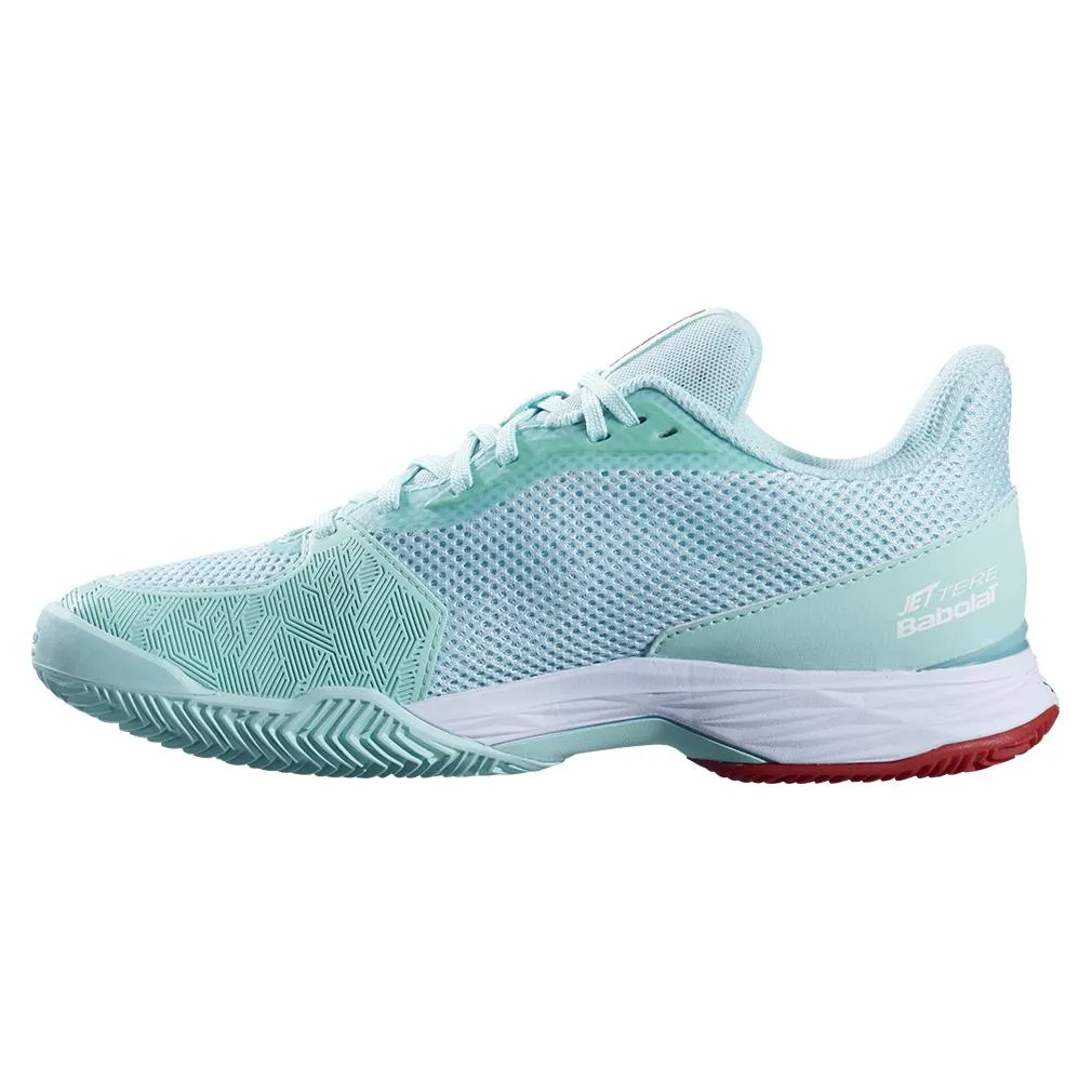 Tere Clay Tennis Shoes for Women in Yucca and White - Optimized Title